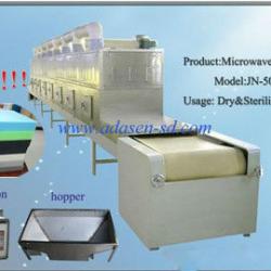 tunnel continuous conveyor belt type industrial microwave oven for drying sponge