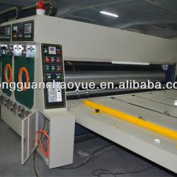 Two color printing slotting machine