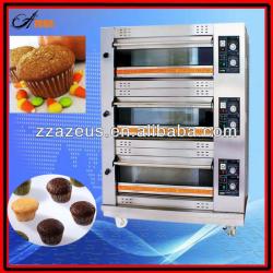 two floors four trays small gas deck oven