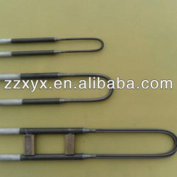 U shape MoSi2(Molybdenum disilicide) electric heating elements for high temperature muffle furnace