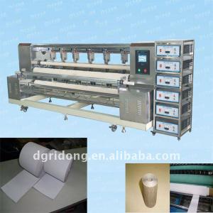 Ultrasonic automatic curtain blinds roll slit cutting machine