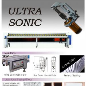 Ultrasonic curtain fabric cutting machin