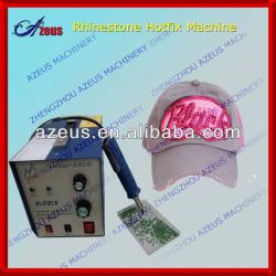 Ultrasonic hot fix rhinestone setting machine