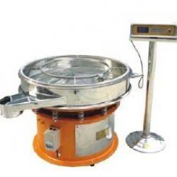 Ultrasonic vibration sifter for silicon powders