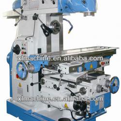 universal turret milling machine with swivel head and rotary table