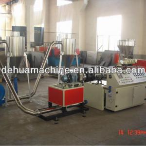 Upto 800kg/h capacity rigid and soft Plastic PVC granules machine