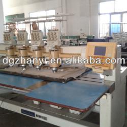 used 4 head barudan sample embroidery machine