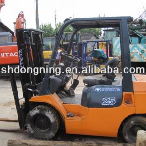 used folklift Toyota 2.5 ton, Japanese Origin forklifts 2.5 ton