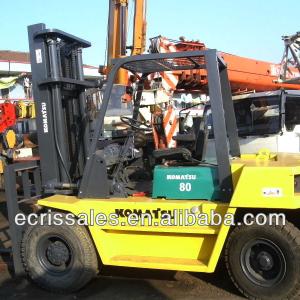 Used forklift komatsu 8 ton, FD80, Original from Japan