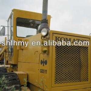 used komatsu GD511A, gd510R grader,komatsu grader