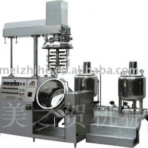 Vacuum emulsifying machine