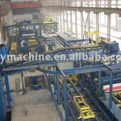 Vacuum molding line