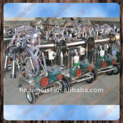 Vacuum pump,trolley style milking machine for goats cows