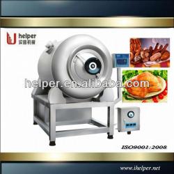 Vacuum tumbler machine for meat processing