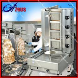 vertical electric and gas shawarma kebab machine for restaurant