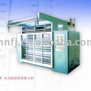 Vertical sueding machine for woven , suede fabric