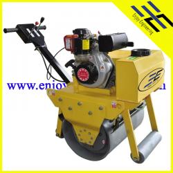 walk behind diesel single drum vibratory road roller