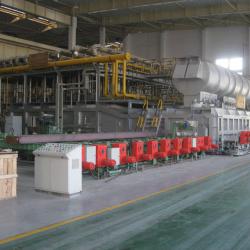 walking beam reheating furnace for copper slab