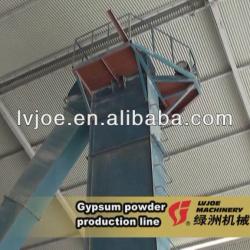 Wall plaster gypsum production line from mineral gypsum