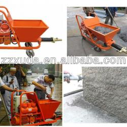 Wall spraying plaster machine