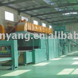 Waste felt automotive inner decoration blanket production line