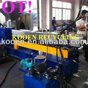 waste plastic pelletizing machine