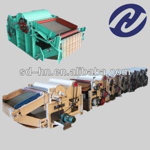 waste recycling machine for knitted hosiery garment/yarn/flax