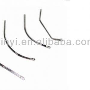 weft needle for needle loom