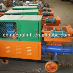 Wet cement mortar spraying machine