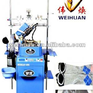 WH-6F-A4 advanced computerized hosiery machine for knitting one-time molding five-toes socks(3.5 inch)