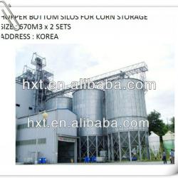 Wheat 500 tons storage container hopper grain silos grain shed