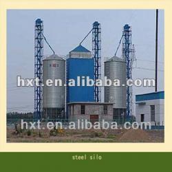 Wheat/Soy bran storage steel silos,800 ton bulk feed tank