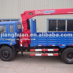 Wheel mounted mobile crane 7Ton