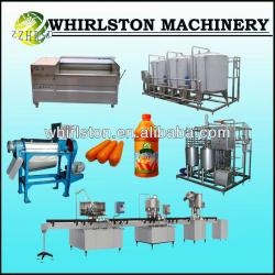 whirlston carrot juice production line