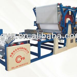 white glue using automatic shoe lamination sheet gluing machine