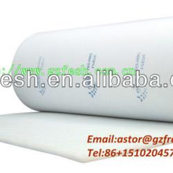 White roll ceiling filter /air filter ceiling roll with adhesive for sale