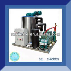 With Bitzer Compressor snow flake ice machine/snow flake ice making machine for Fishery/Supermarket(0.5~30tons per day)