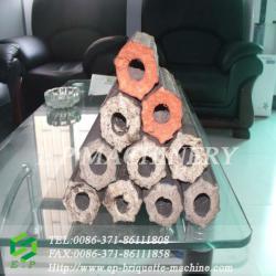 wood briquette press for making high density briquettes