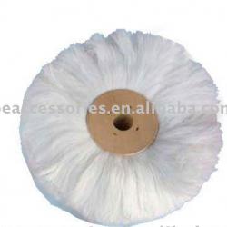 wool cicular shoe brush for shoe factory