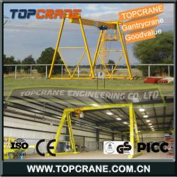 Workshop Single Girder Gantry Crane/Double Girder Gantry Crane 1ton- 100ton