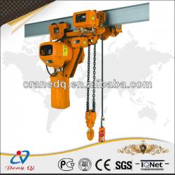 Workshop Use Electric Trolley Type 1 Ton Electric Chain Hoist