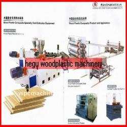 WPC door plate extrusion line for hollow board machine line