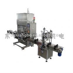 XBGZJ-4200 4 Heads yogurt filling and capping machine