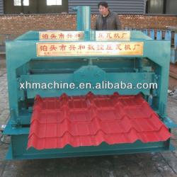 XH820 PLC control automatic glazed tile roll forming machine