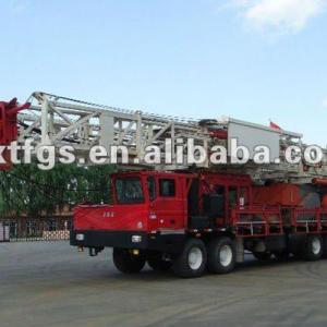 XJ550 (100T, 550HP) workover rig for oil & gas field