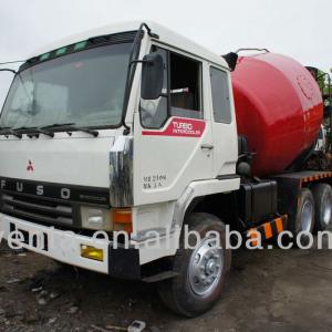 YEN TA : fuso concrete mixer truck - (TX-575) - used concrete mixer truck with pump