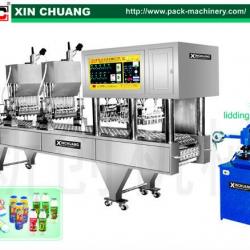 Yogurt machine for plastic bottles