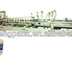 YS2000 Fully Automatic Flexo Corrugated Cardboard Fold Box Glue Machine