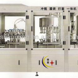 YXT-LS bottle washing filling capping machine