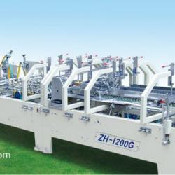 ZH-1200G automatic crash lock bottom folding gluing machinery with prefold